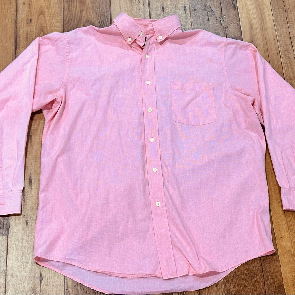 Classic Red Casual Button-Down Shirt